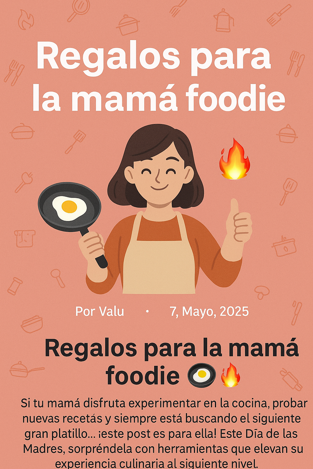 Regalos para la mamá foodie
